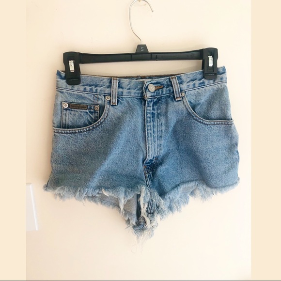 Calvin Klein Pants - Vintage Calvin Klein High Rise Light Jean Shorts 6